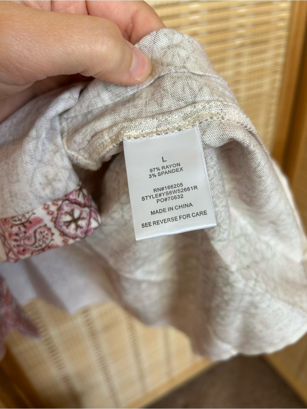 NWT Lucky Brand Floral Button-Front Midi Dress in Cream and Brown - Picture 8 of 10